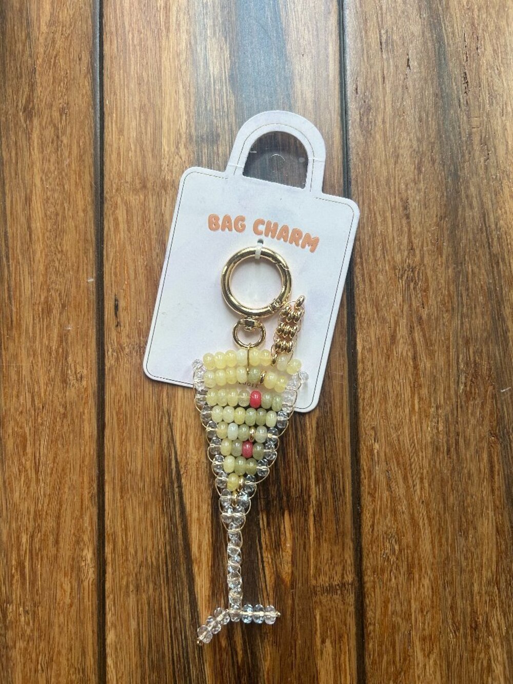 Anthropologie Martini Bag Charm NWT
